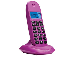 Teléfono Inalámbrico DECT Digital Motorola C1001LB + Violeta
