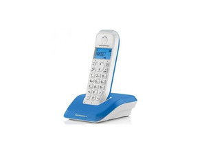 Teléfono Inalámbrico DECT Motorola S1201 Azul