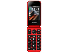 Teléfono Móvil Telefunken S740 für Personas Mayores Rojo