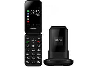 Teléfono Móvil Telefunken S760 para Personas Mayores Negro