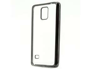 TPU Metall Samsung Galaxy Note 4 Schwarz X-One