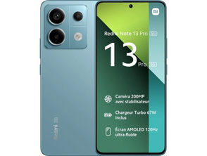 Xiaomi Redmi Note 13 Pro 12GB/512GB/6.67 "/5G/Verde Azulado