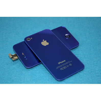 Full Conversion Kit für iPhone 4 Metallic Blau