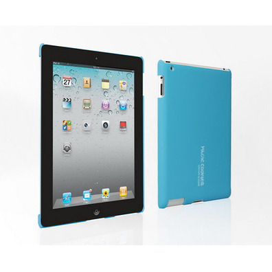 Cover-Rückseite Case für Apple iPad 2 (Blu)