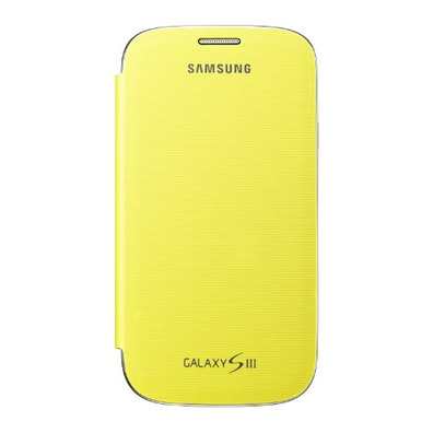 Flip Cover für Samsung Galaxy S III gelb