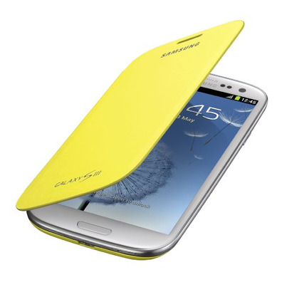 Flip Cover für Samsung Galaxy S III gelb