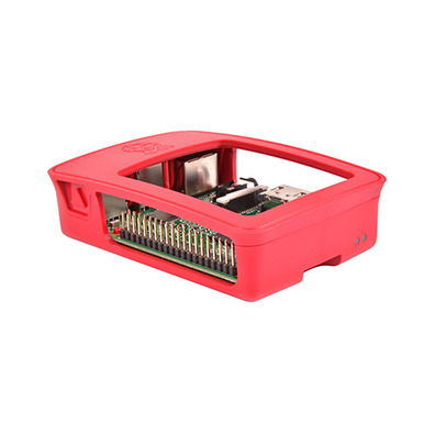 RASPBERRY Box für Raspberry Officer Pi 3, Rot, Weiß