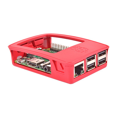 RASPBERRY Box für Raspberry Officer Pi 3, Rot, Weiß