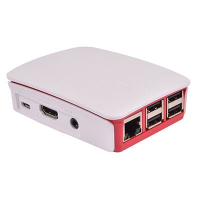 RASPBERRY Box für Raspberry Officer Pi 3, Rot, Weiß