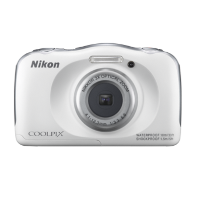 NIKON COOLPIX S33 BLANCA KIT Aquarelle Kamera