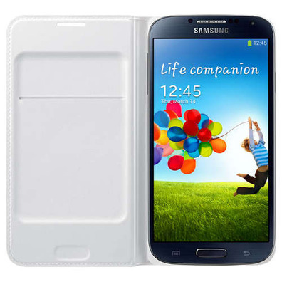 FUND SAMSUNG GALAXY S4 Flip Cover weiß SCHUTZ