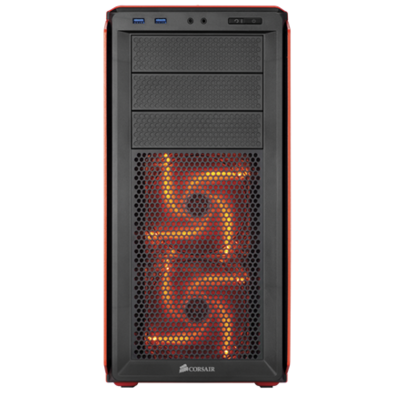 CORSAIR Graphit 230T Windowed Orange Tower
