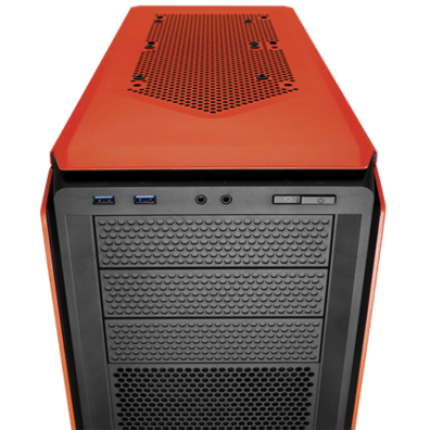 CORSAIR Graphit 230T Windowed Orange Tower