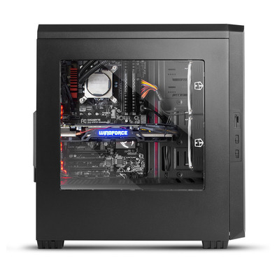 NOX Hummer ZS USB Tower 3.0 Schwarz