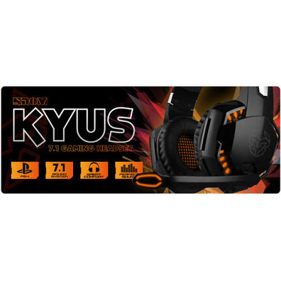 NOX AURICULARES + MIC GAMING KROM KYUS. USB. Für PC / PS4