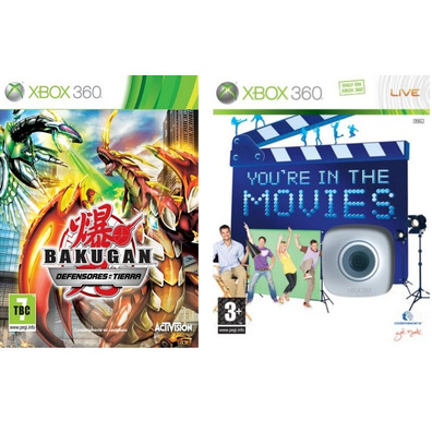 Kids Pack Xbox 360 (Bakugan + Sie sind in den Filmen + Kamera)