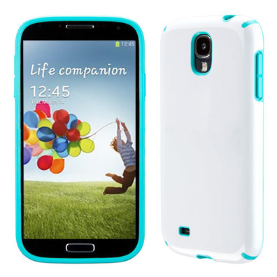 Protect Case CandyShell para Samsung Galaxy S4 Weiss-Blau