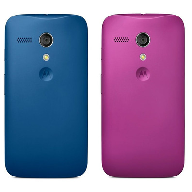 Original Motorola Moto G Hülle Back Door Violett