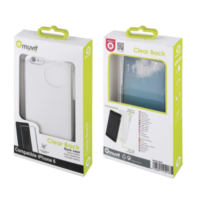 Transparente Kristallhülle Apple iPhone 6 / 6S muvit