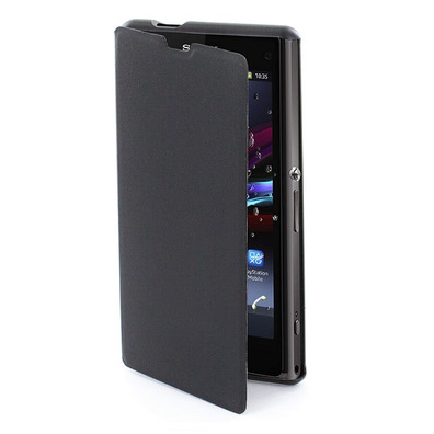 Muvit Easy Folio Sony Xperia Z1 Compact Schwarz