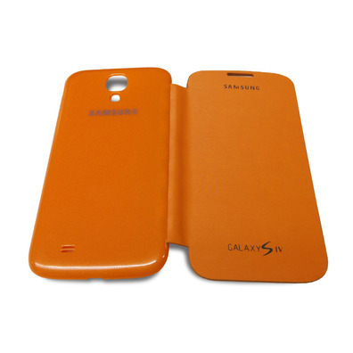 Flip Cover Case for Samsung Galaxy S4 Schwarz / Grün