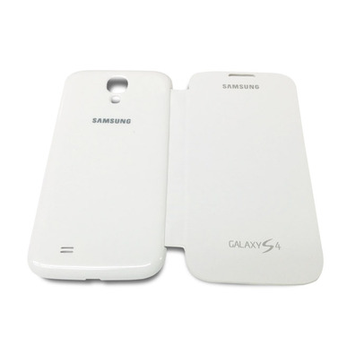 Flip Cover Case for Samsung Galaxy S4 Rot