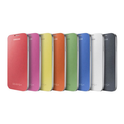 Flip Cover Case for Samsung Galaxy S4 Rosa