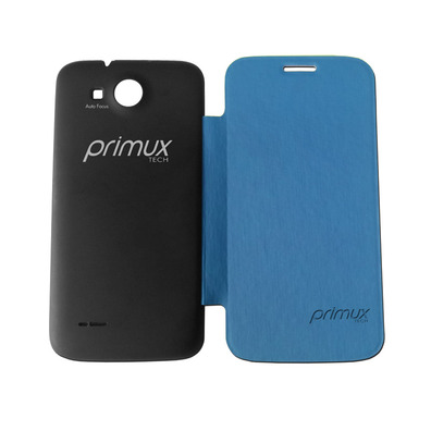 Flip Cover for Primux Omega 4 Schwarz / Grün