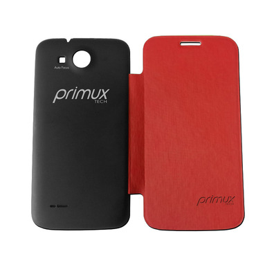 Flip Cover for Primux Alpha 3X Schwarz / Grün