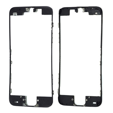 Plastic frame for iPhone 5C Fronts Schwarz