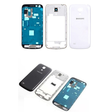 Full Back Cover for Samsung Galaxy S4 Mini i9190 Schwarz / Grün