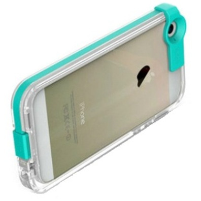Case with cable for iPhone 6/6S Blau