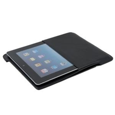 Protective Side-Inserted Style Leather Pouch for Apple iPad 2