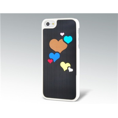 Gehäuse Herzen iPhone 5 Schwarz
