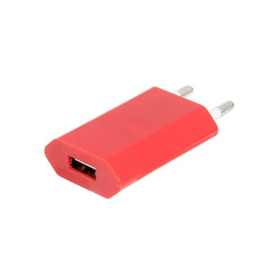 Ladegerät Flat Kabel für iPhone 5 (Rot)