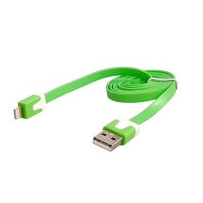 Transfer und Ladekabel für iPhone 5 Grün