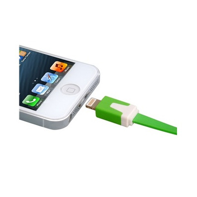 Transfer und Ladekabel für iPhone 5 Grün