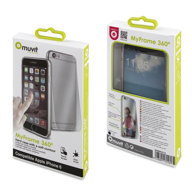 Transparent Case MyFrame 360º Muvit for iPhone 6