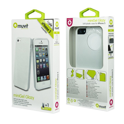 Soft skin for iPhone 5 Muvit Weiß
