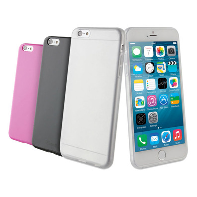 Soft skin-tight case for iPhone 6 Muvit Rosa