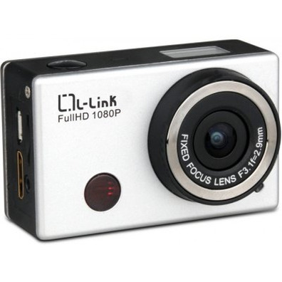 L-Link Cam.Sport FHD 1080p 30fps 8Mpx Wifi Silber