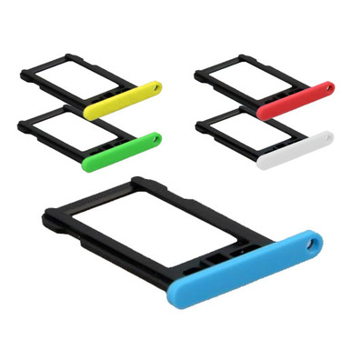 iPhone 5C Nano-SIM Tray Schwarz / Grün