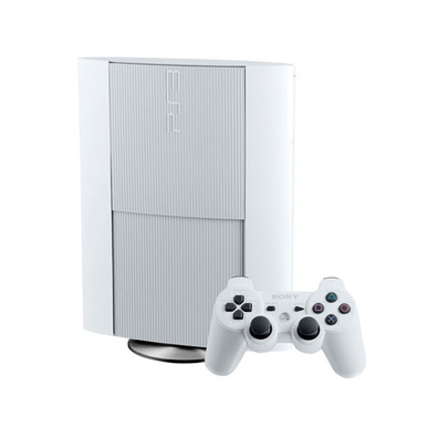 PS3 Slim 500 GB (Weiss) + 2 Dualshock 3