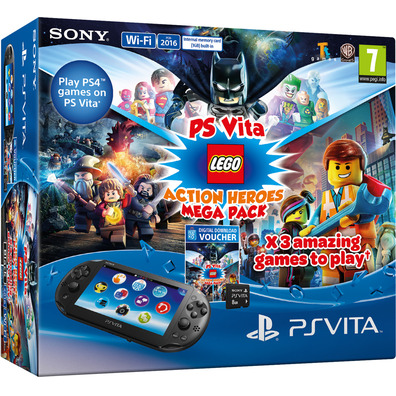 PSVita (Ed. 2016) + Action Heroes Mega Pack