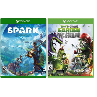 Xbox One (500 GB) + Project Spark + Plants vs Zombies Garden Warfare