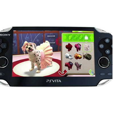 PSVita 2000 WIFI + PlayStation Pets + Memory card 4GB