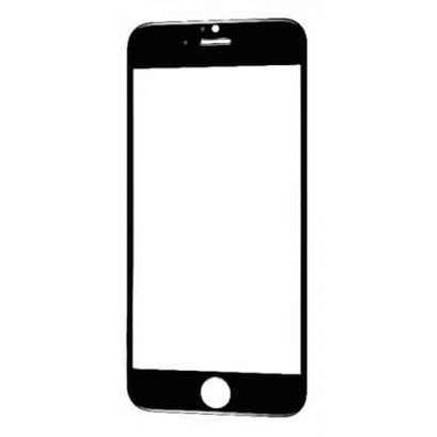 Front Glass Replacement iPhone 6 4.7" Schwarz