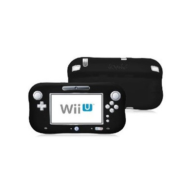 Schwarze Silikonhülle für Wii U GamePad