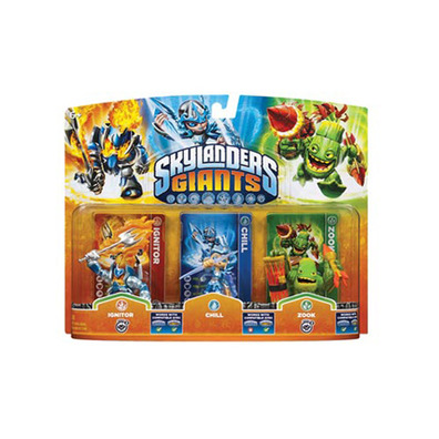 Skylanders Giants - Triple Pack (Ignitor, Chill, Zook)