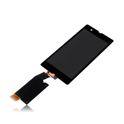 Full screen replacement for Sony Xperia Z Schwarz